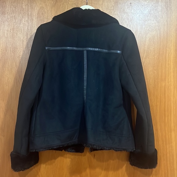 Hollister faux shearling biker jacket - Picture 10 of 11